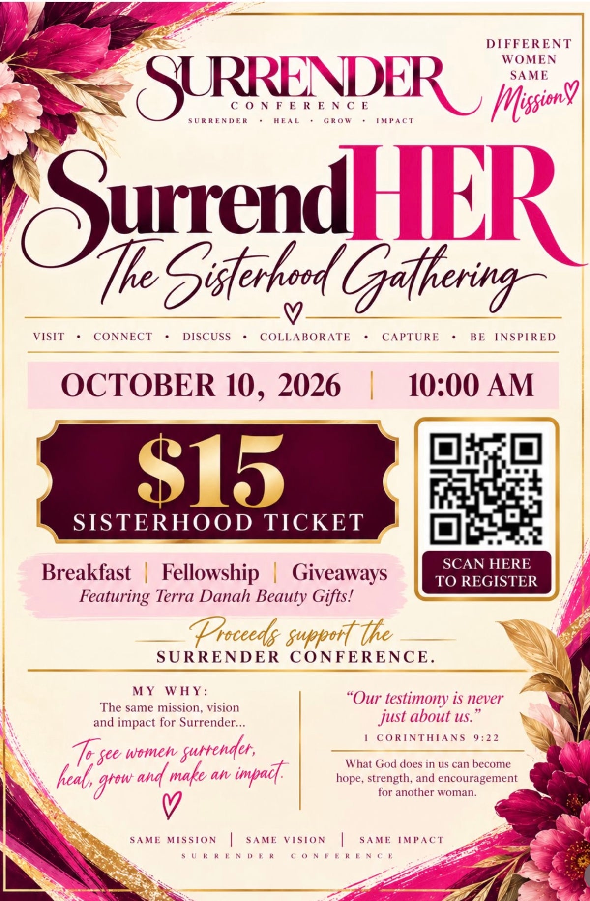 SurrendHER Sisterhood Gathering — Virtual Ticket